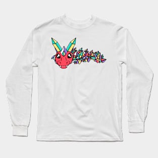 Sapphic (New) Pride Fidget Crystal Dragon Long Sleeve T-Shirt